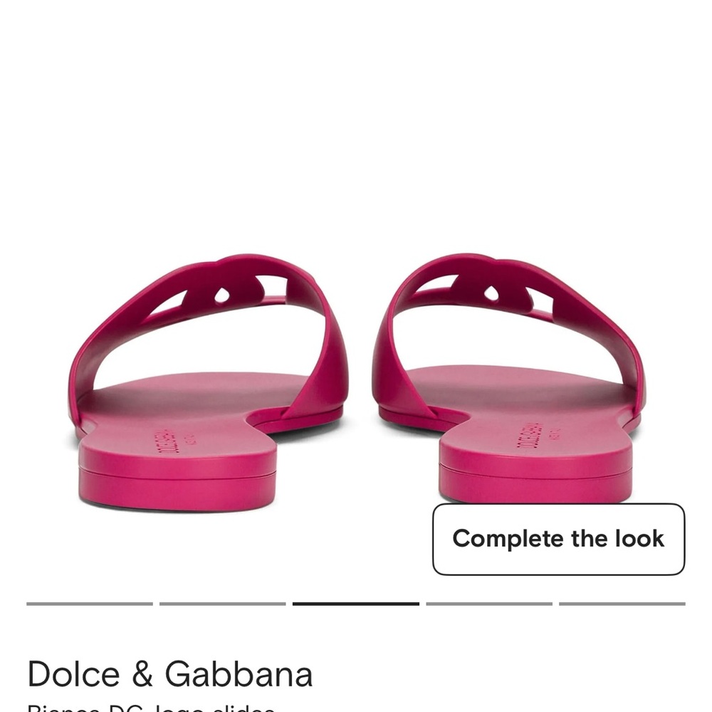 Dolce & Gabbana Fuchsia Sandals